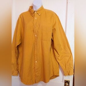 🛍️ BUNDLE ONLY🛍️J. Crew Men's Deep Yellow Casual Button-Down Shirt